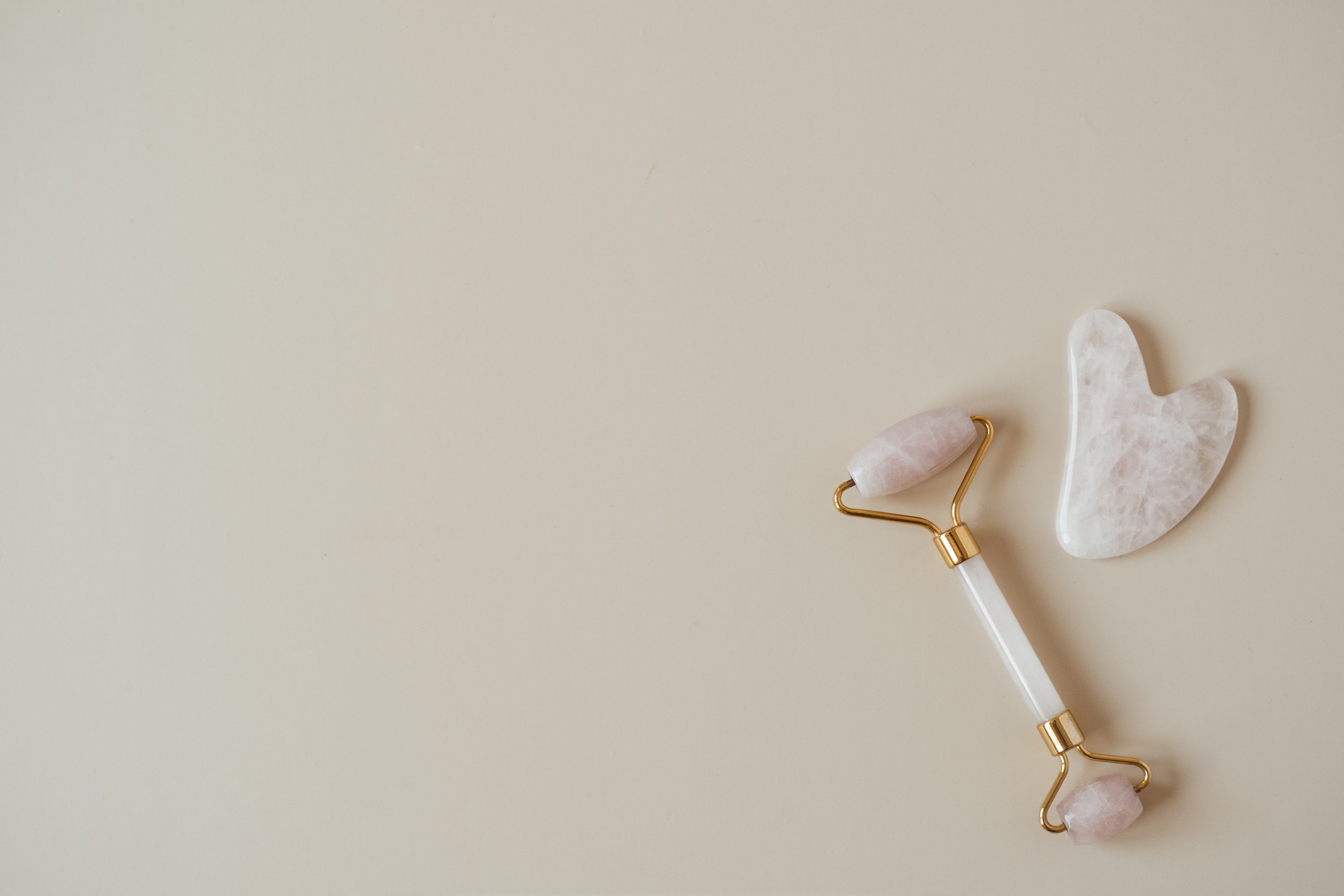 Quartz Gua Sha Massager and Roller